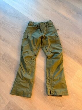 Burton Snow Pants – Women’s Small – DRYRIDE Waterproof – Olive Green